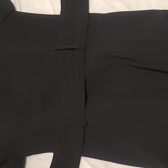 Italian, Sandra Ferrone, Black mid-length Dressy Coat - Picture 5 of 10